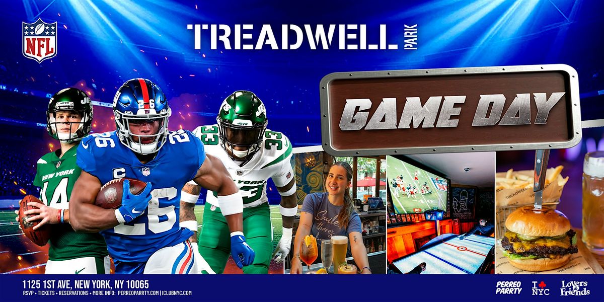 GAME DAY  @  TREADWELL  PARK  UES  + PARTY & PLAY
