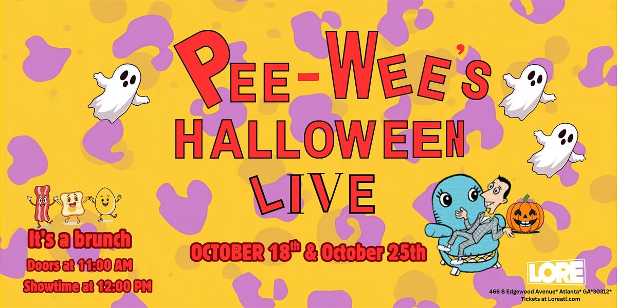 Pee-Wee's Halloween LIVE! (Brunch Show)