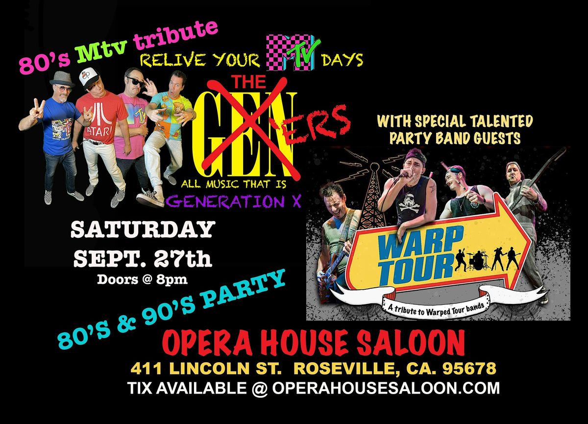Gen X'ers & WarpTour