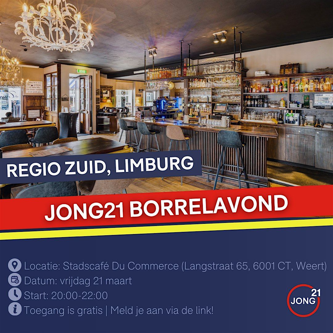 JONG21 Borrelavond - Regio Zuid