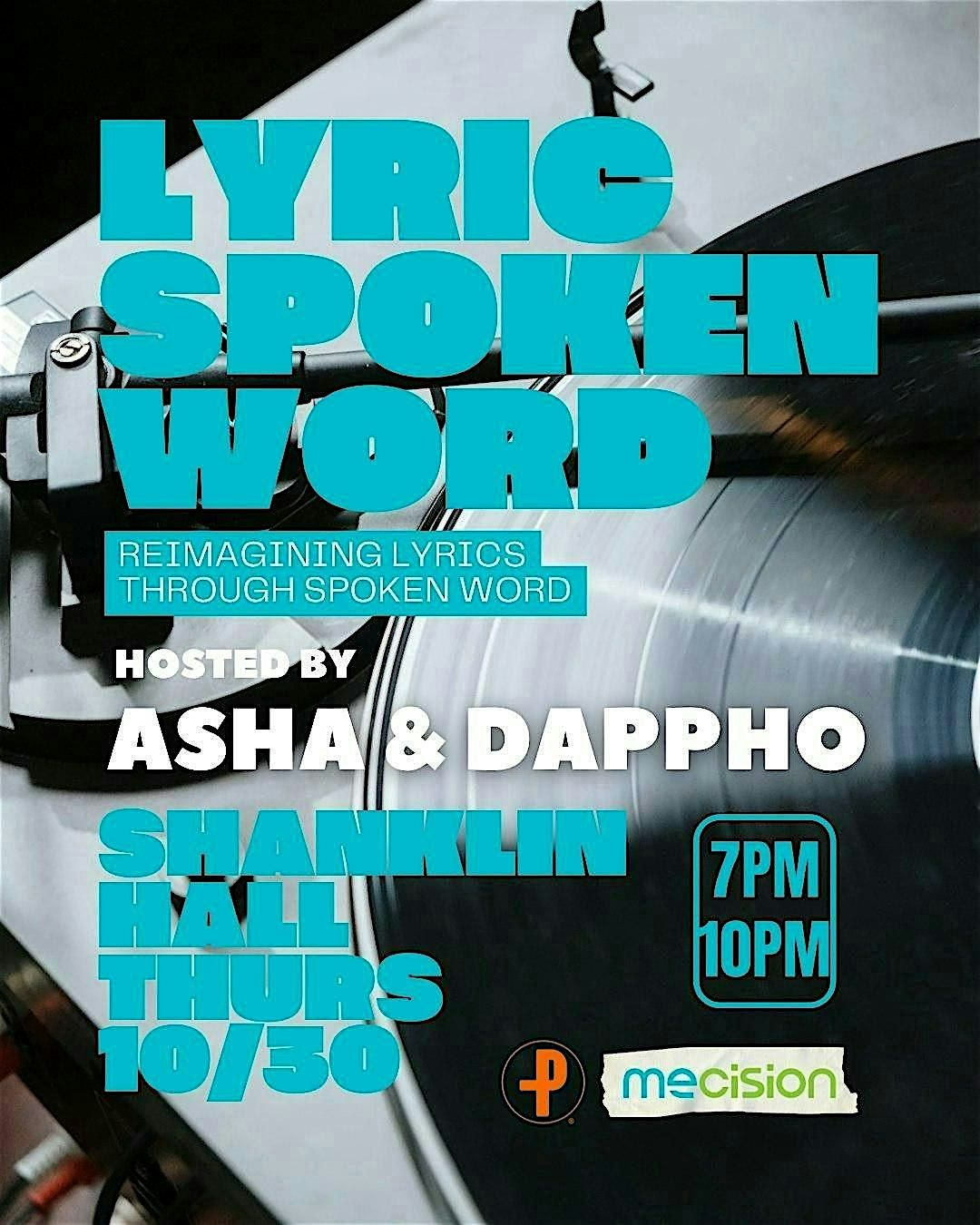 #LyricSpokenWord