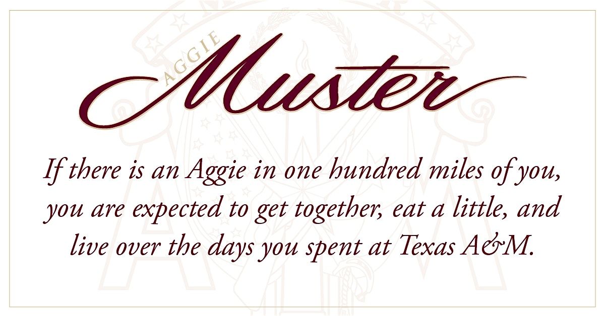 Comal County A&M Club Aggie Muster 2025