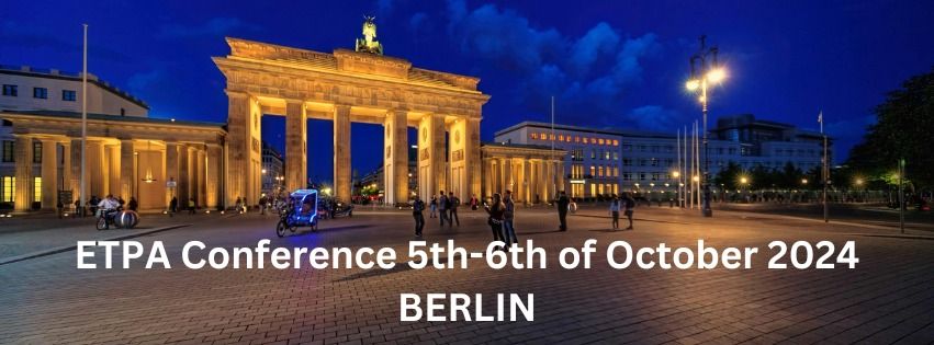 TheETPA Conference, Berlin 5-6.10.2024 -Symbiosis of Love and Sexuality: A Path to Transcendence.