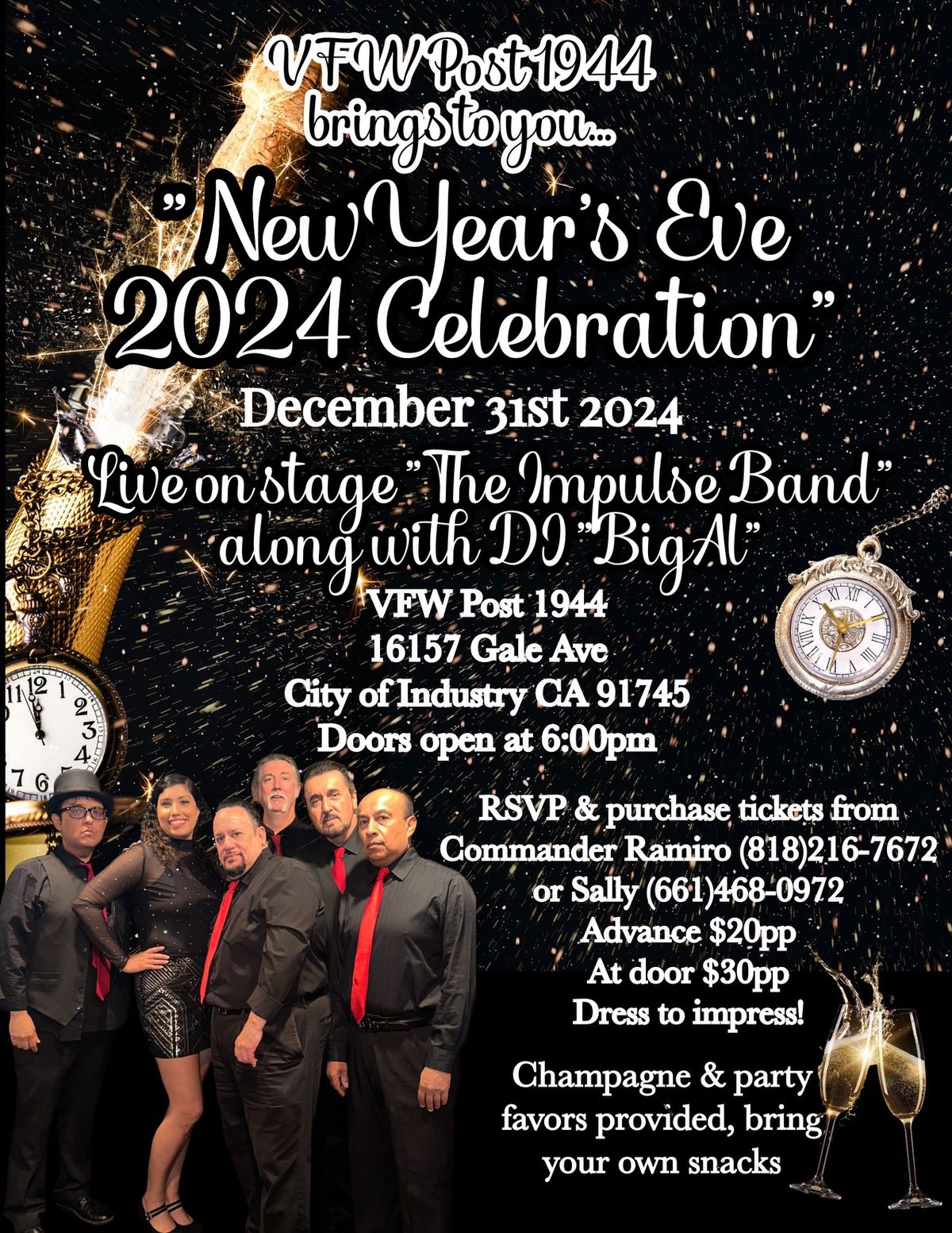 Bring in the New Year with The Impulse Band!! 