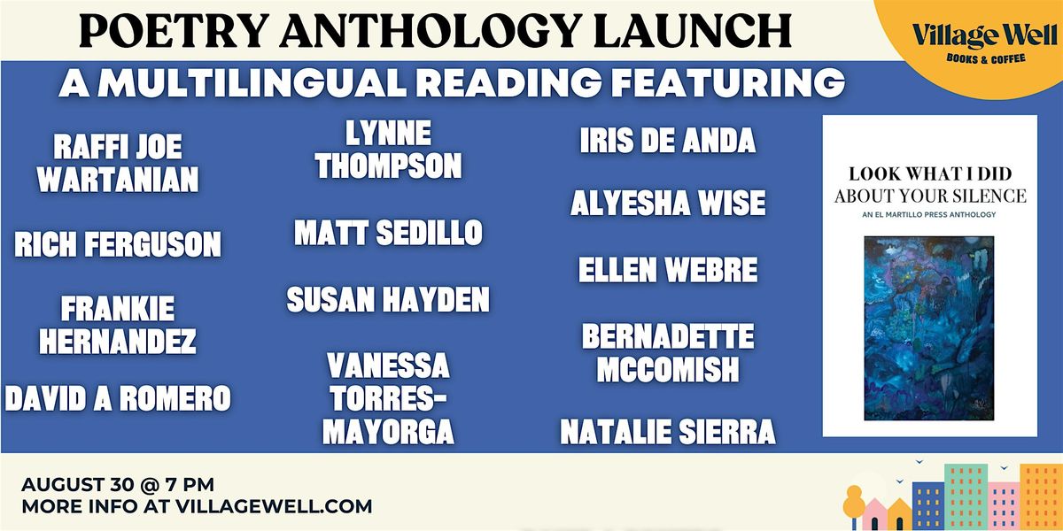 Poetry Anthology Launch: Look What I Did About Your Silence