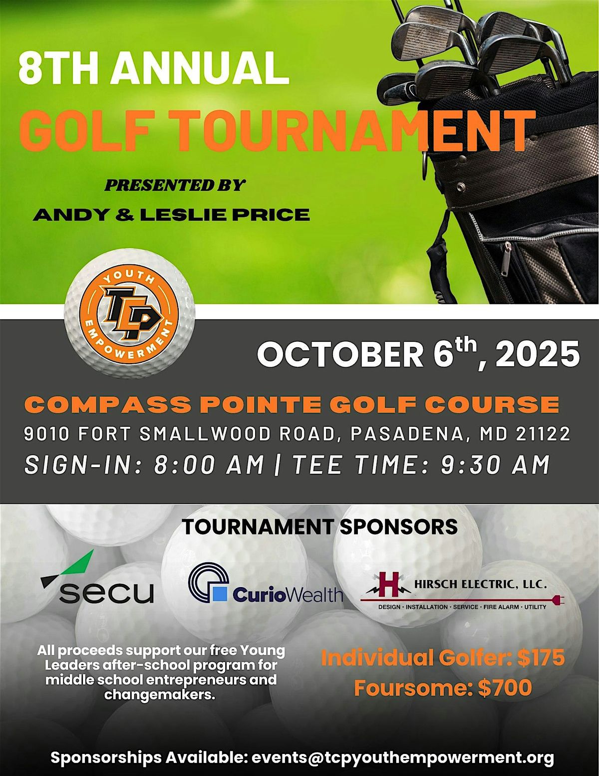 8th Annual TCP Golf Tournament