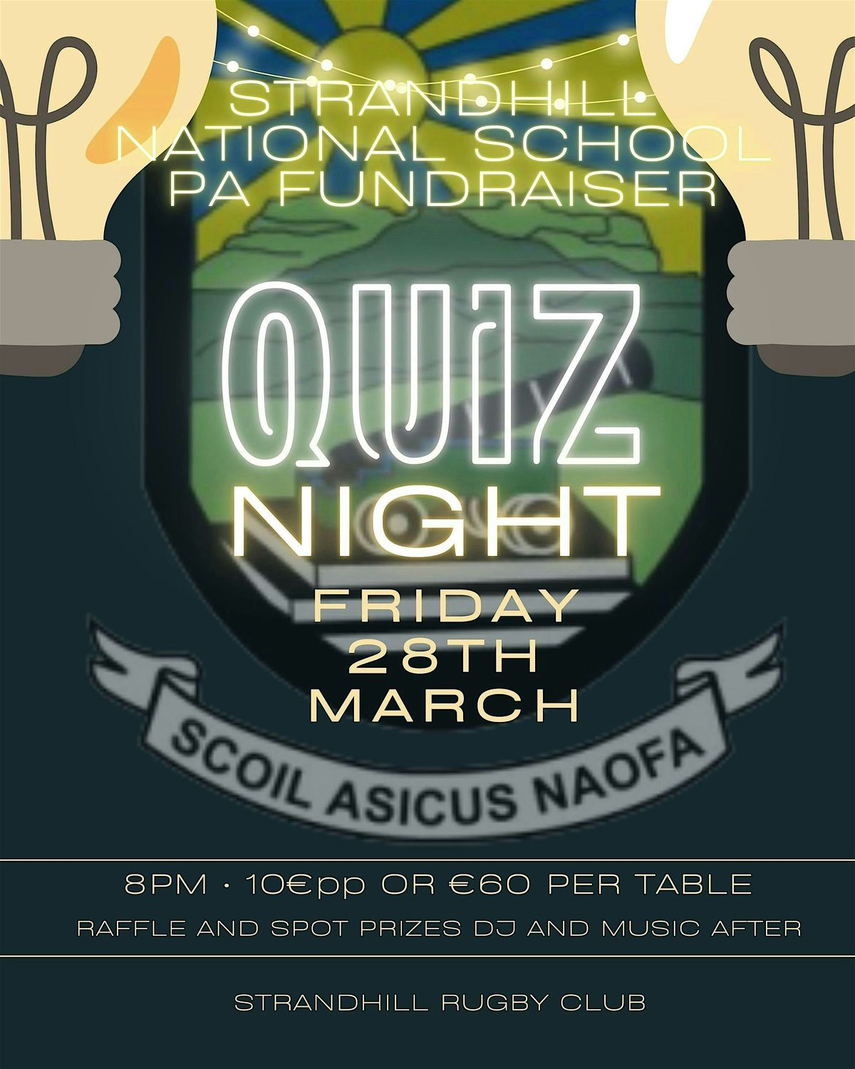 Strandhill school PA Table quiz