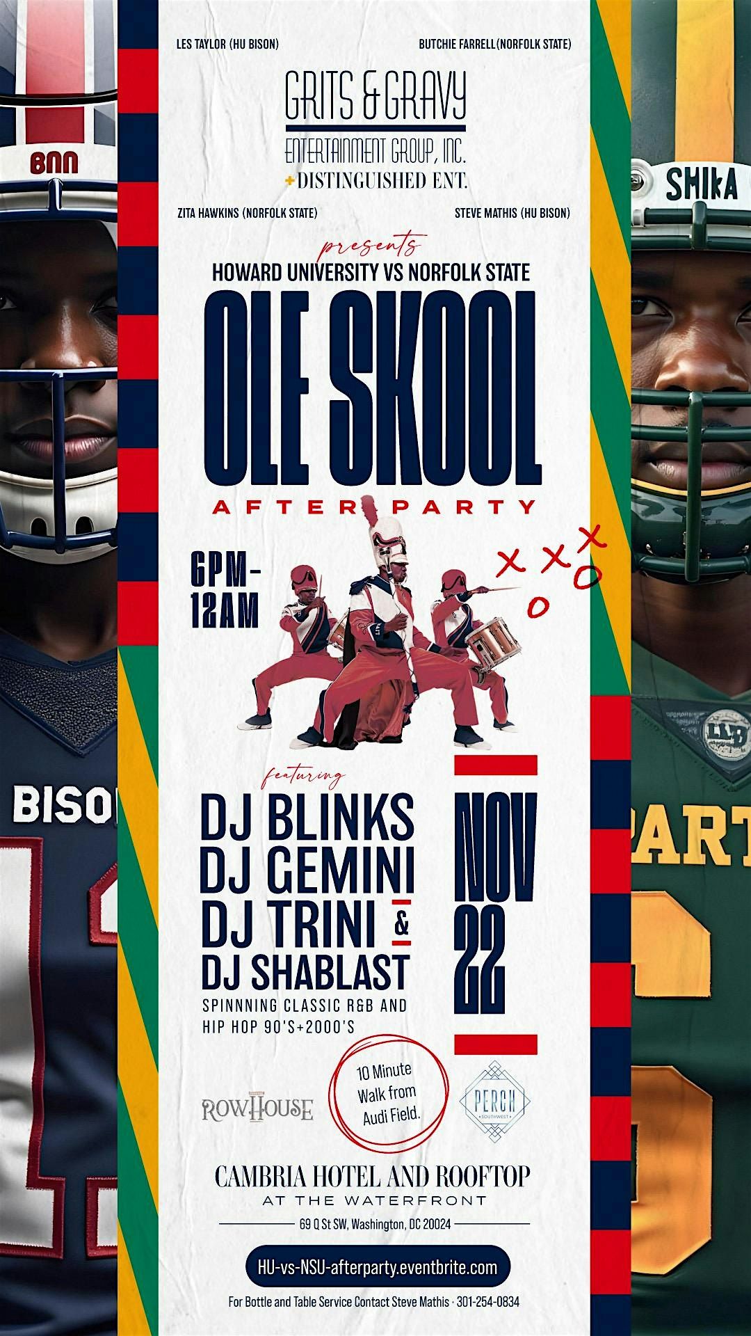 HU vs NSU Game After Party at the Cambria Hotel