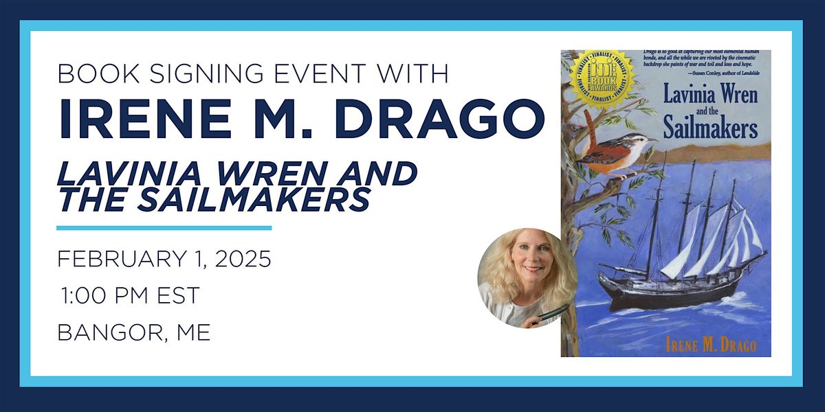 Irene M. Drago "Lavinia Wren and the Sailmakers" Book Signing Event