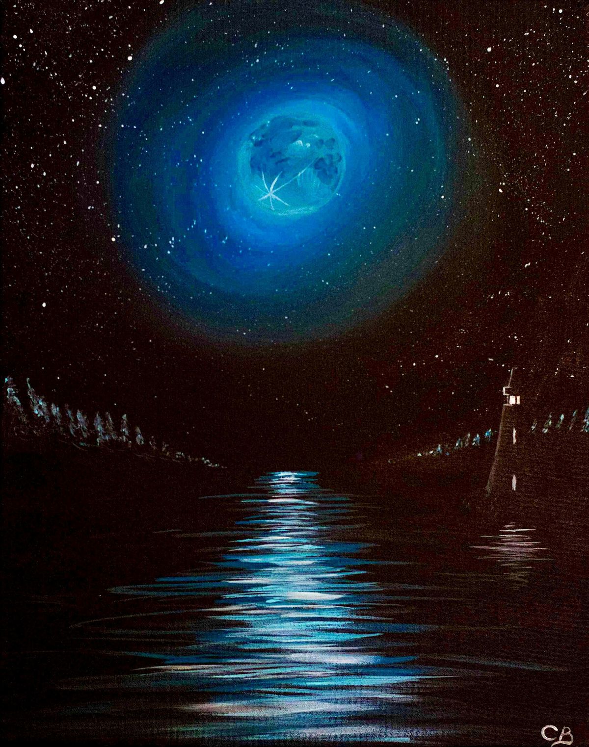 Toledo Paint & Sip Party \u2013 Blue Moon Lighthouse