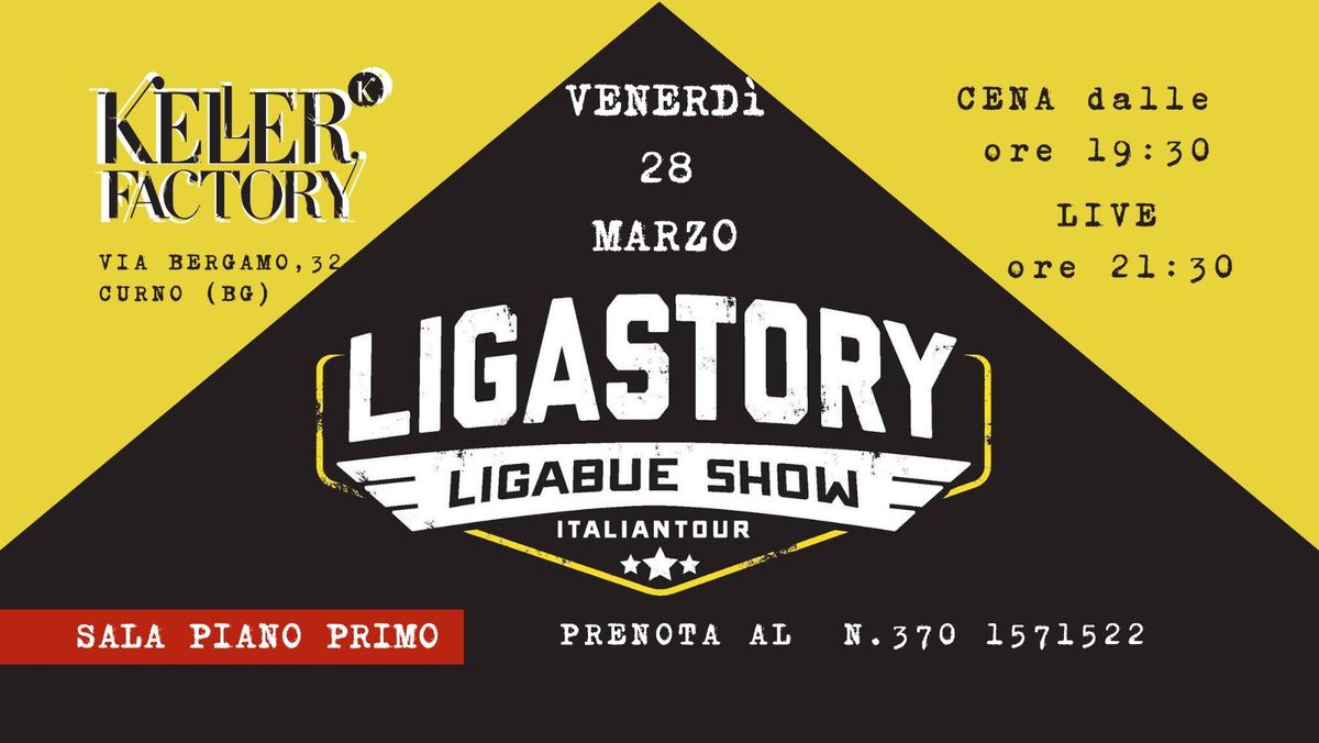 Cena Live con Ligastory - Tributo a Ligabue (Sala Piano Primo)