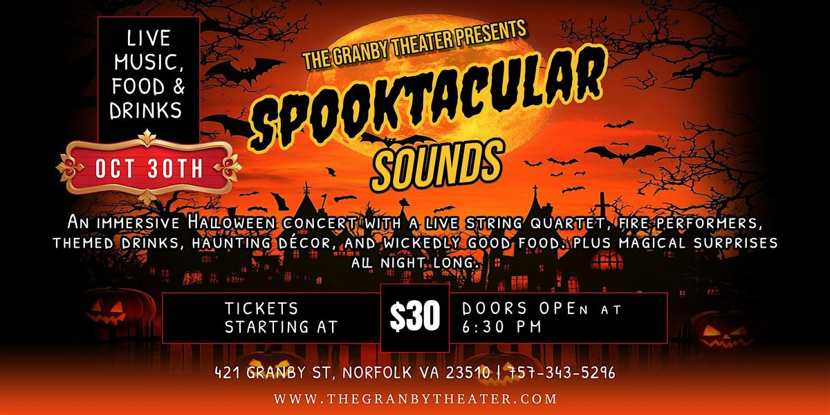 The Granby Theater Presents Spooktacular Sounds
