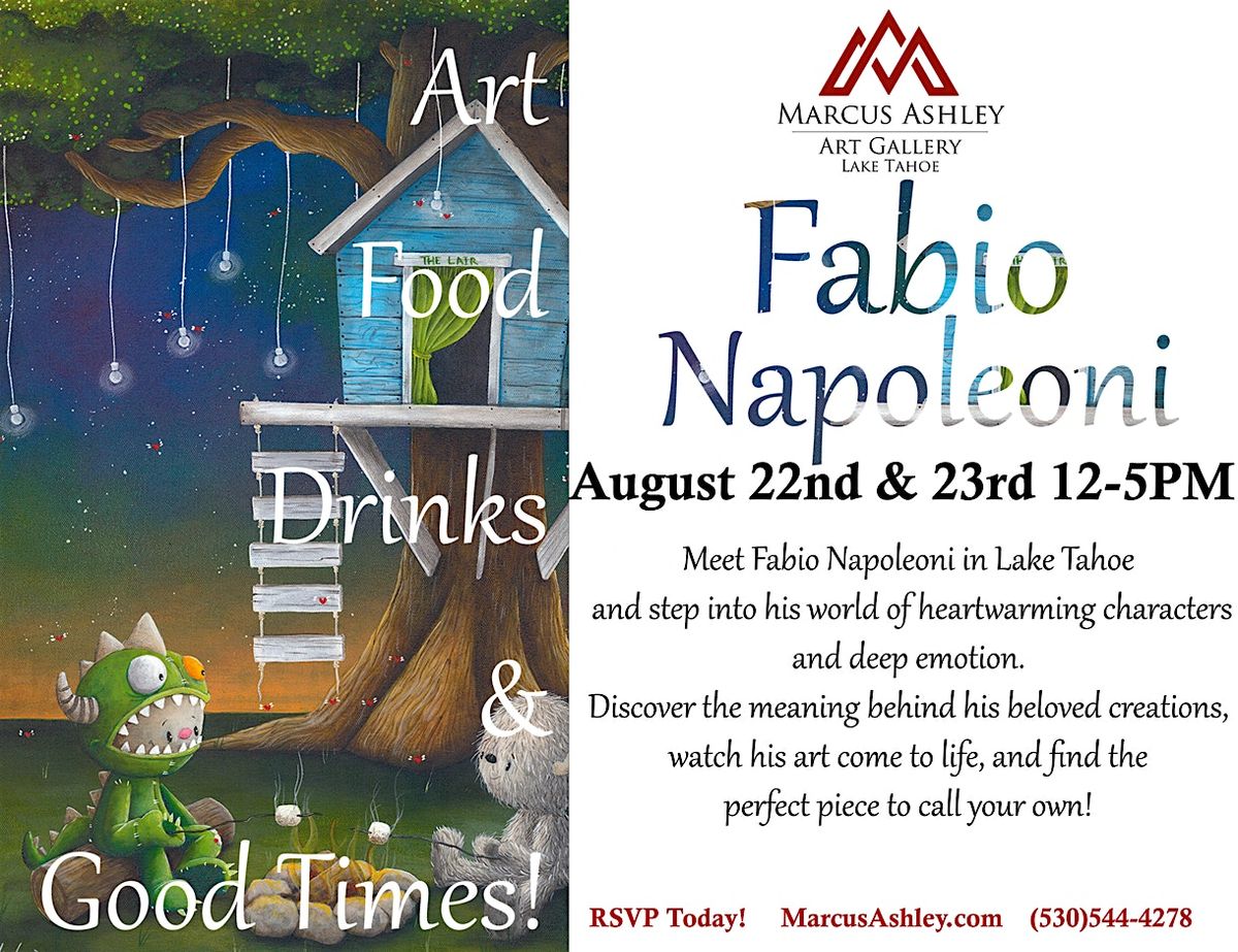 Meet the Artist ~ Fabio Napoleoni ~ August 22nd & 23rd