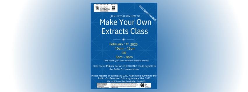 Make Your Own Extracts