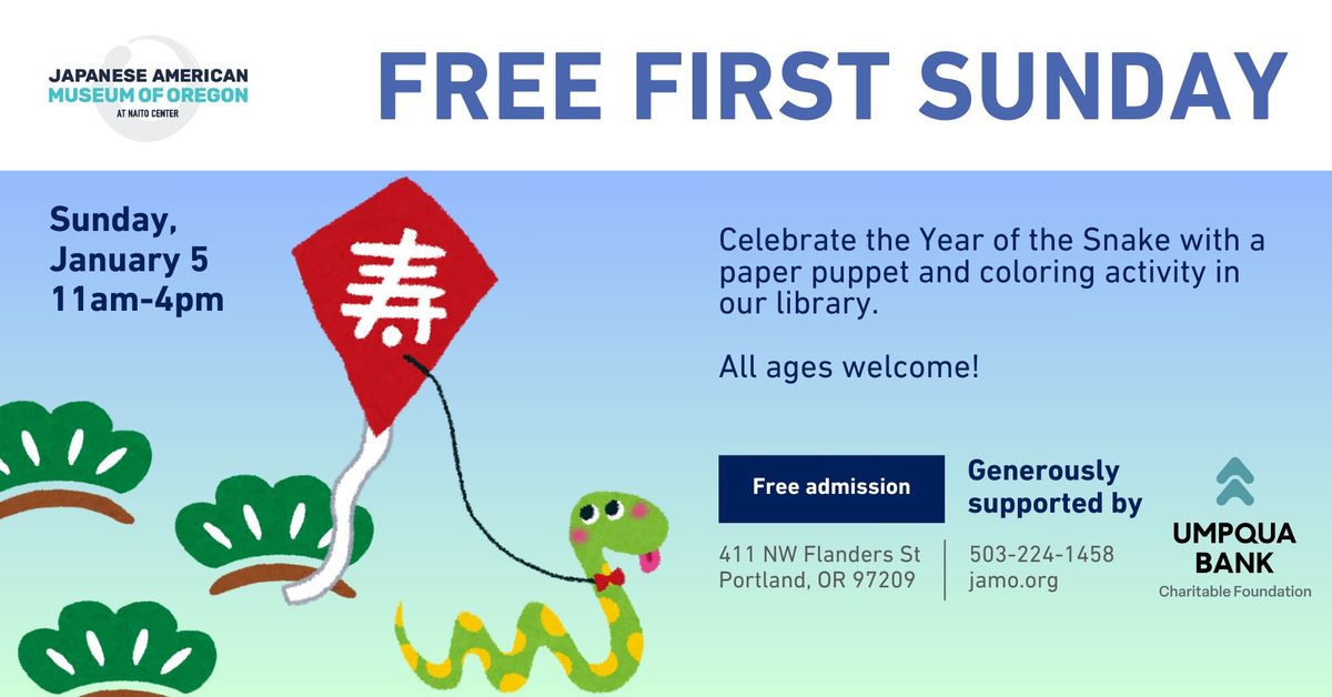 Free First Sunday at the Japanese American Museum of Oregon