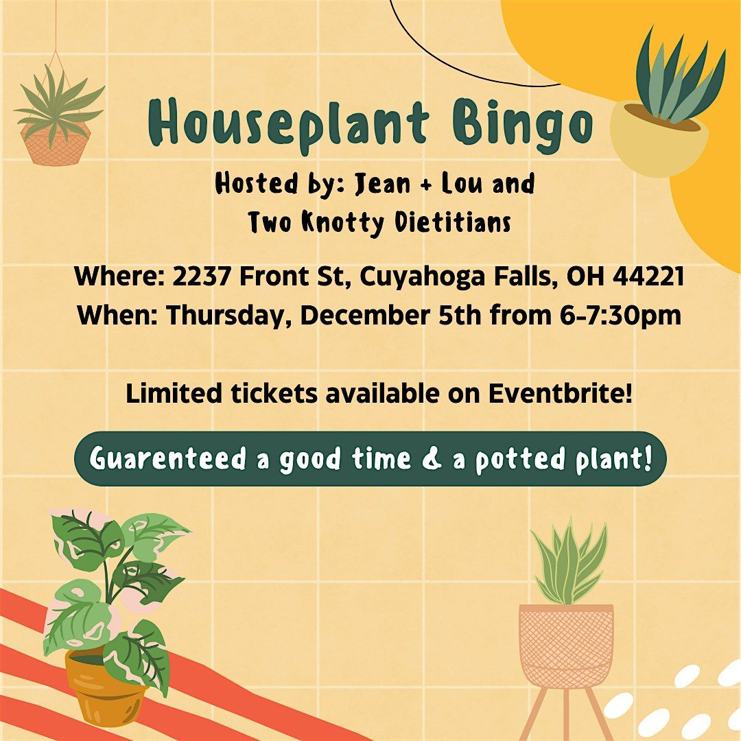 Houseplant Bingo