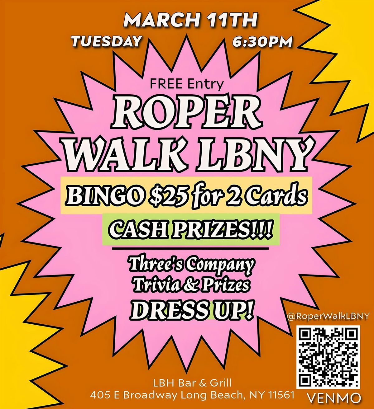 Roper Walk LBNY - BINGO, TRIVIA, & MORE!