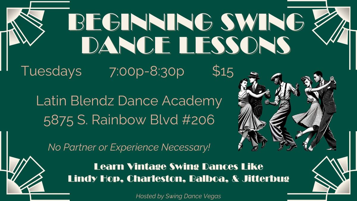 Beginning Swing Dance Lessons - No Partner or Experience Necessary!