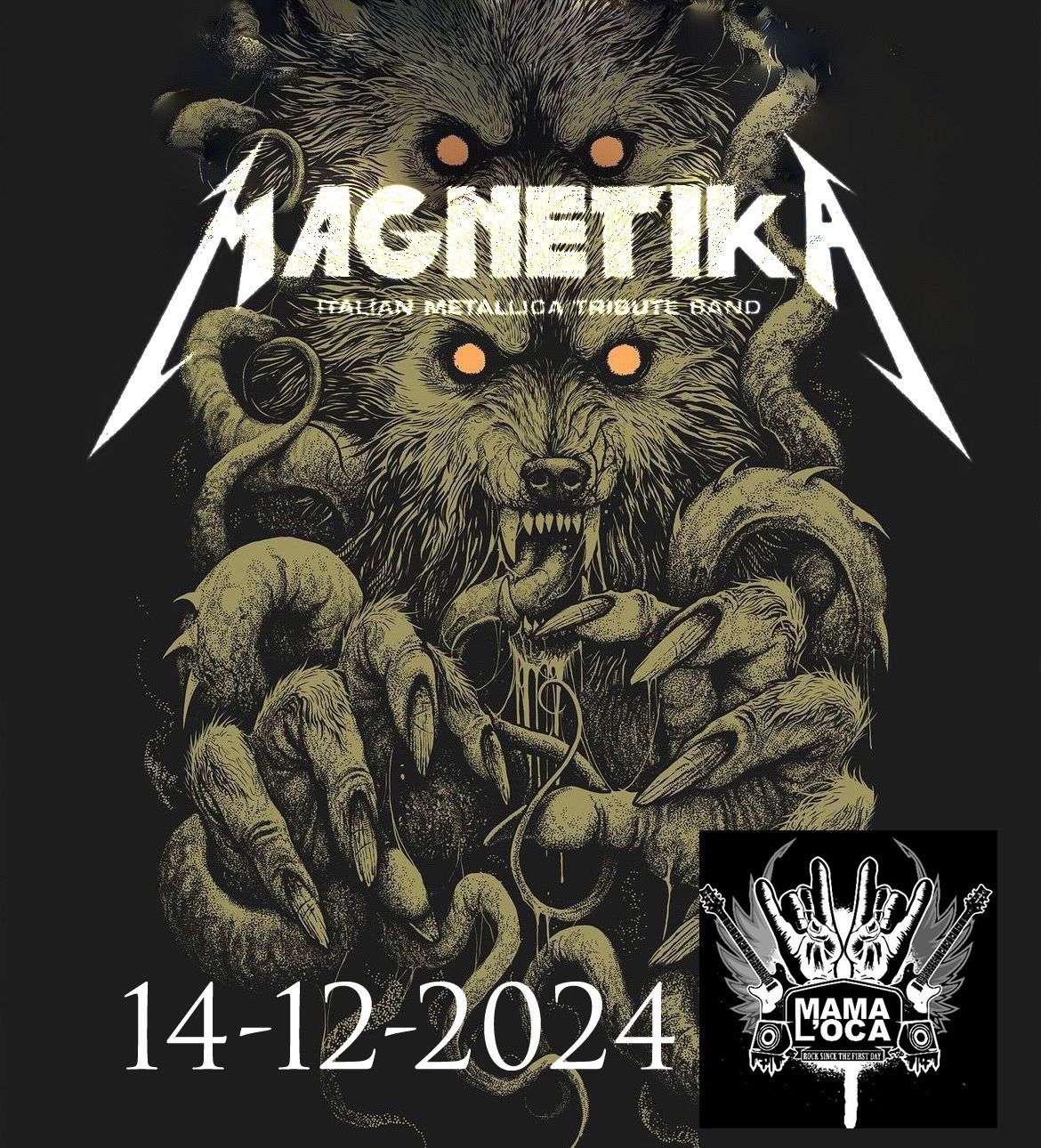 Magnetika live METALLICA NIGHT@ Mama L\u2019oca