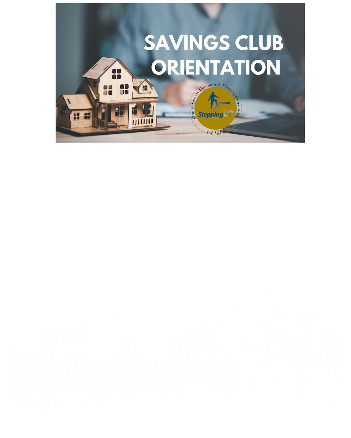 OCCHC SAVINGS CLUB ORIENTATION