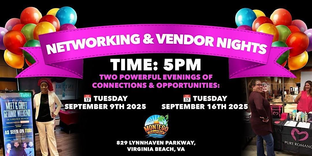 Networking & Vendor Nights Are Back at Montego Island Grill