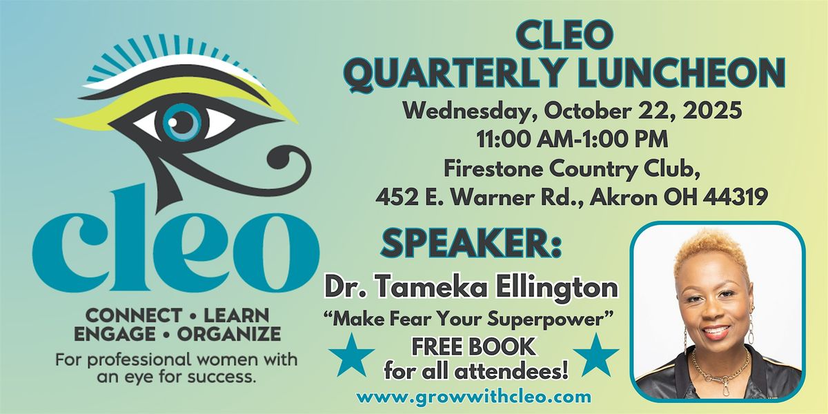 CLEO Quarterly Luncheon - October 2025