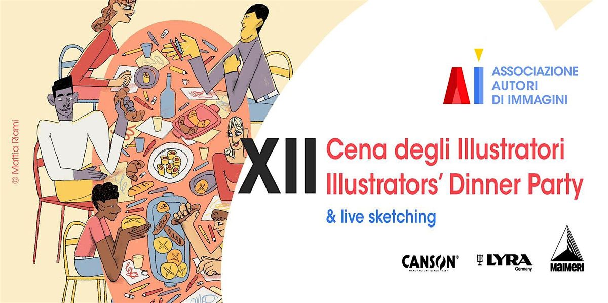 12th Illustrator\u2019s Dinner Party & live sketching