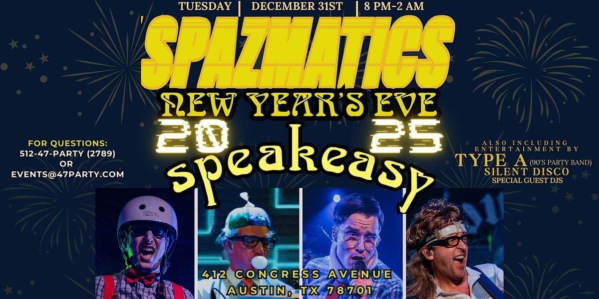 Speakeasy's Legendary New Year's Eve Bash