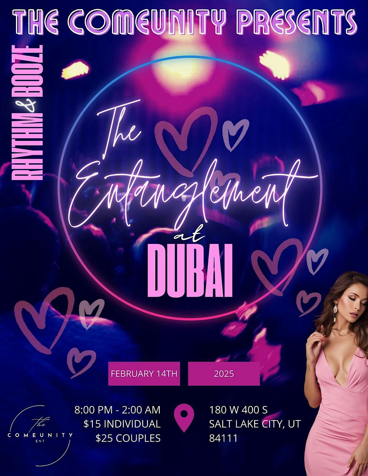 The ComeUnity Presents: Rhythm & Booze - The Entanglement Party