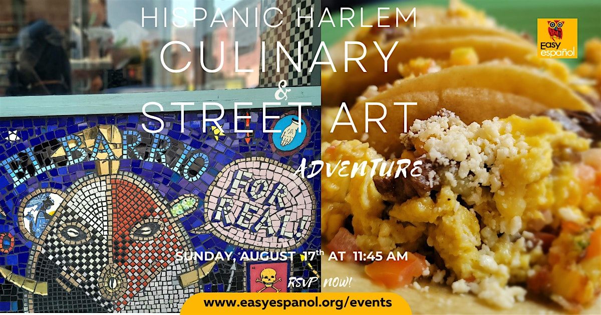 Spanish Guided Tour: Street Art & Food Crawl in Hispanic Harlem