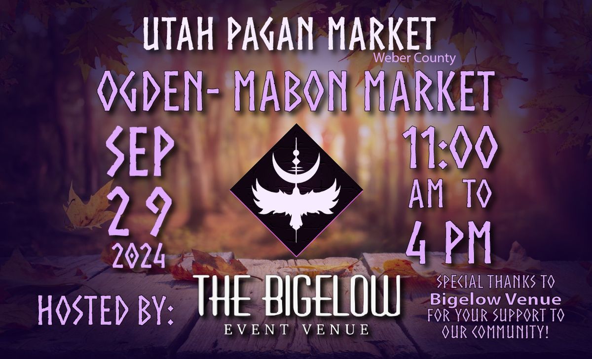 Mabon Market \u2013 OGDEN Utah Pagan Market