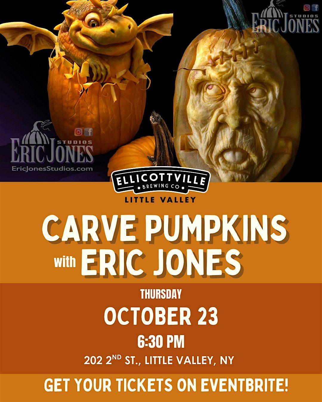 Pumpkin Carving Class with Eric Jones