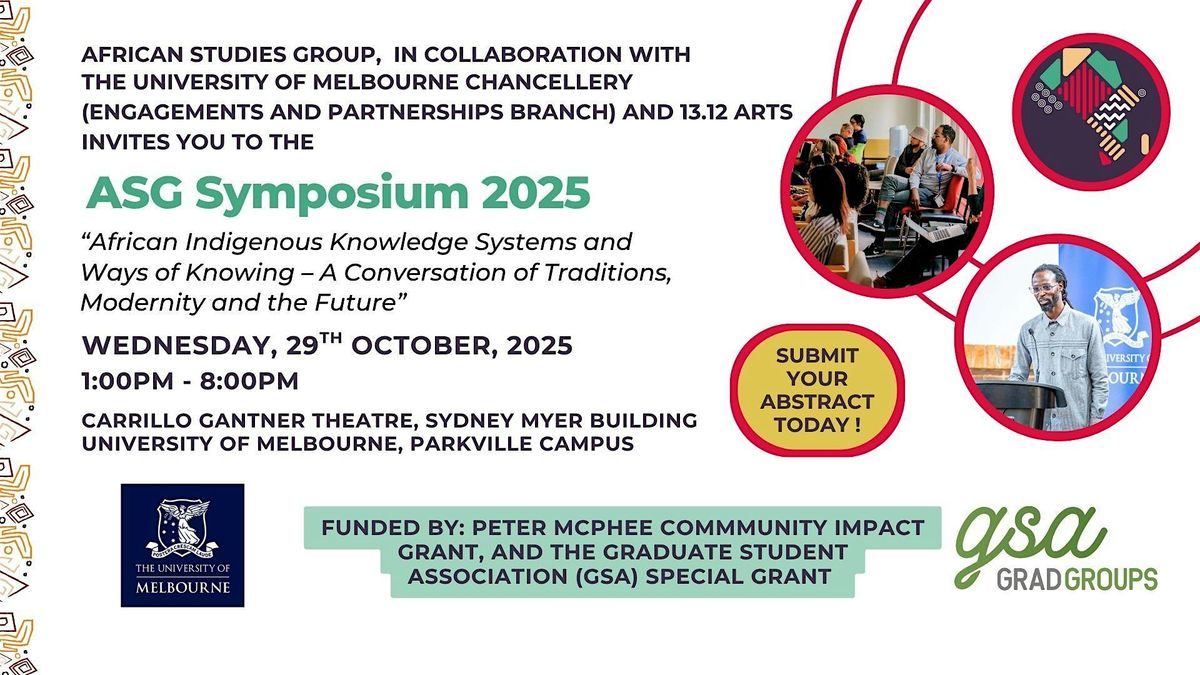 African Studies Group Symposium 2025 - University of Melbourne