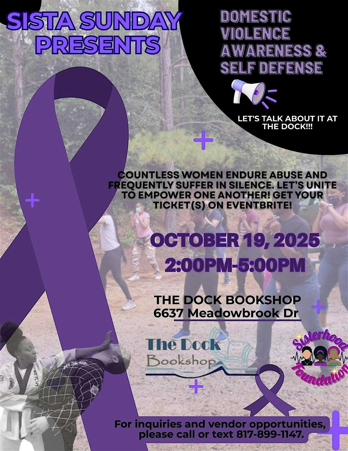 Sista Sunday's Domestic Violence Awareness & Self Defense