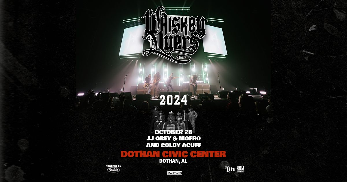 Whiskey Myers w\/special guests JJ Grey & Mofro and Colby Acuff - Dothan Civic Center