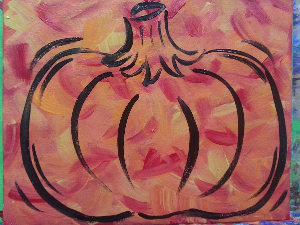 Mommy & Me Pumpkin Painting