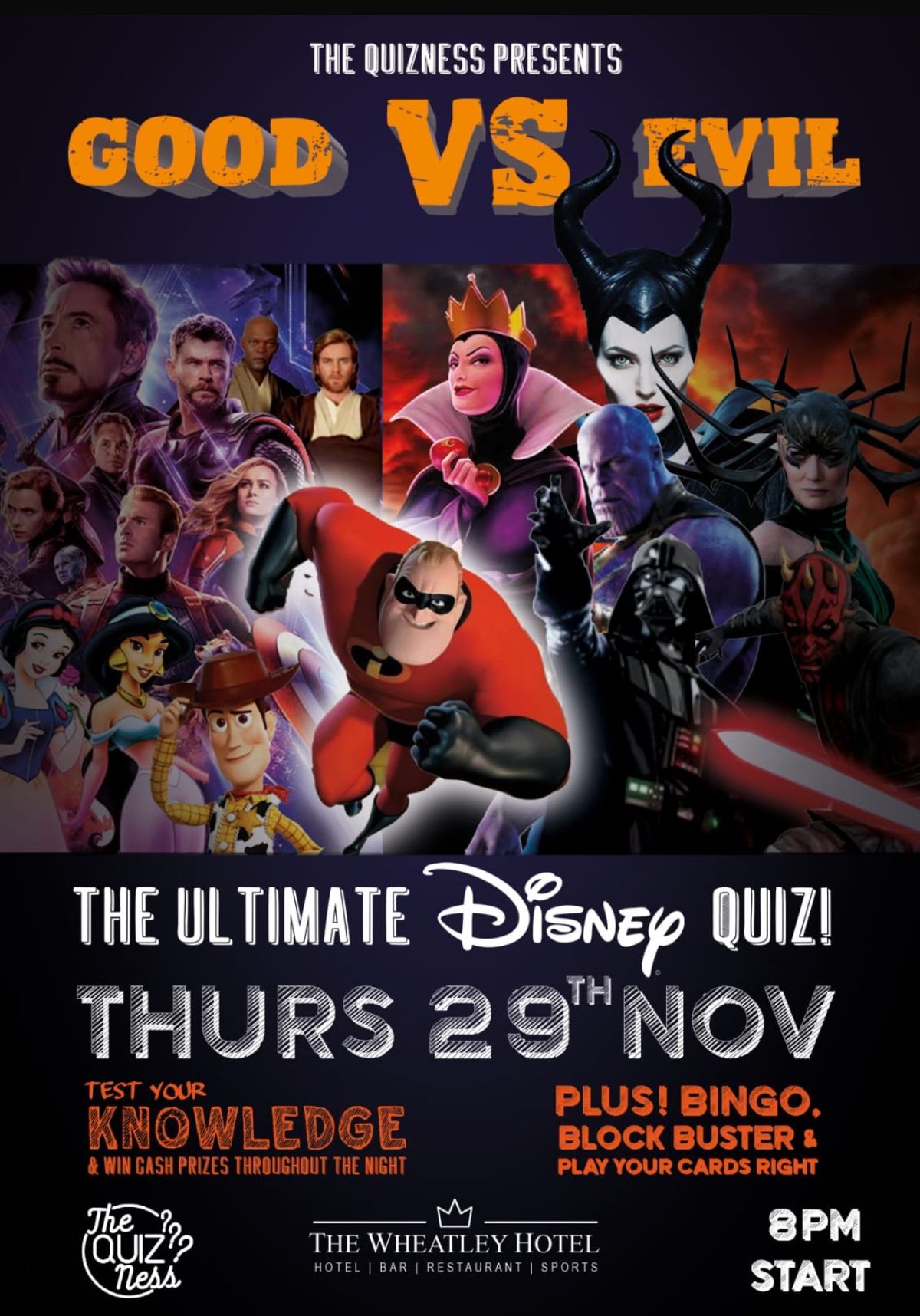 The Quizness Presents: Good vs Evil - The Ultimate Disney Quiz