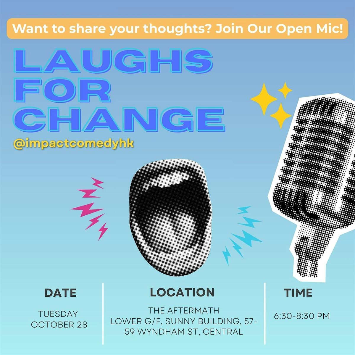 Laughs for Change - Open Mic Night