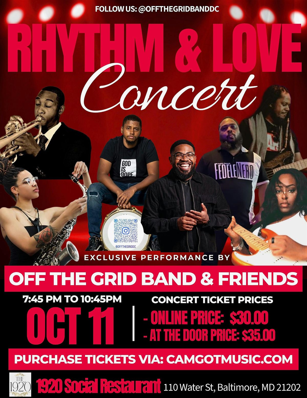 Off The Grid Band DC | Rhythm & Love Concert