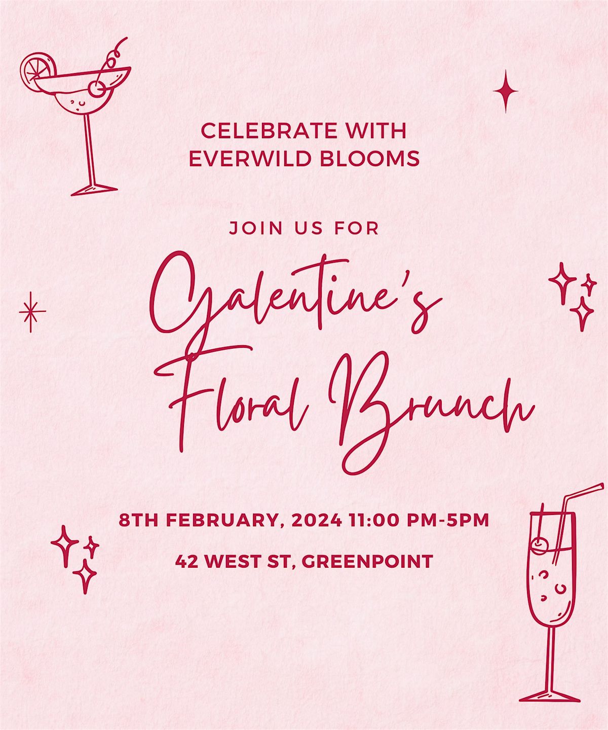 Galentine's Floral Brunch