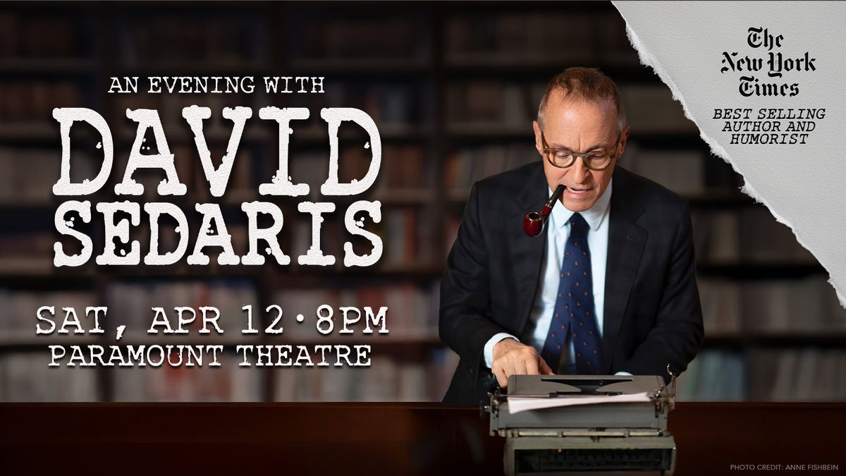 David Sedaris at Paramount Theatre Aurora