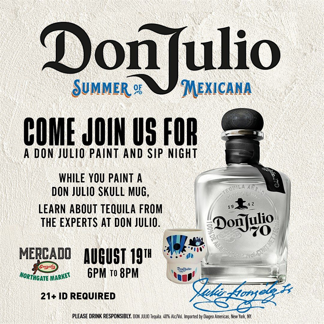 Don Julio Summer Calavera Cup Paint & Sip