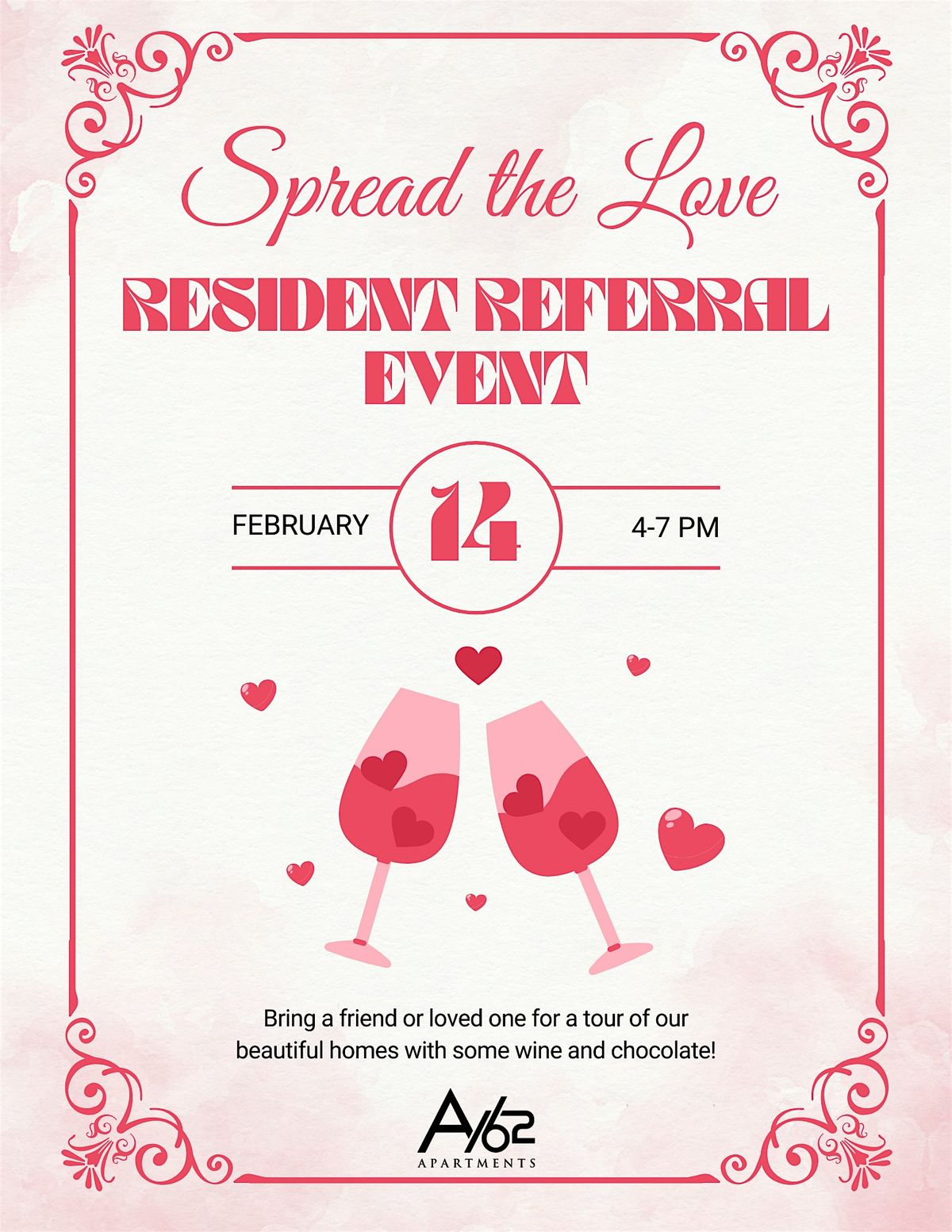 A62 Spread the Love Resident Referral Event