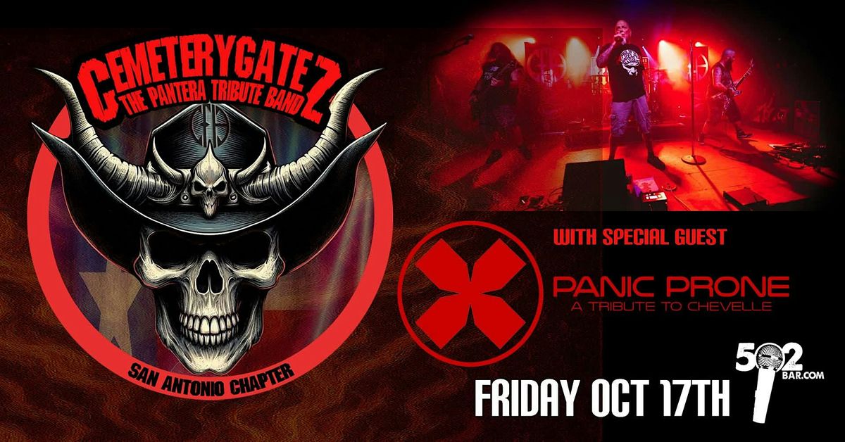 Panic Prone: A Tribute To Chevelle & Cemetery Gatez: Pantera Tribute Band
