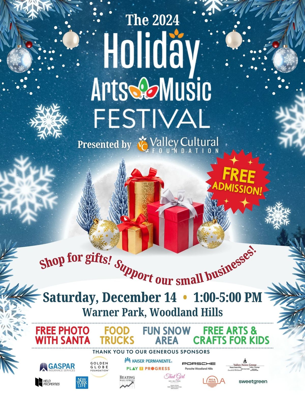 FREE Holiday Arts & Music Festival