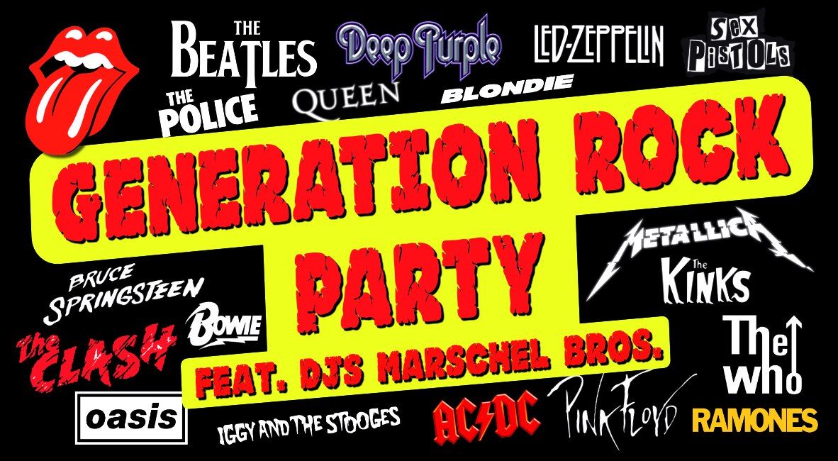 Generation Rock Party mit DJ's Marschel Bros.