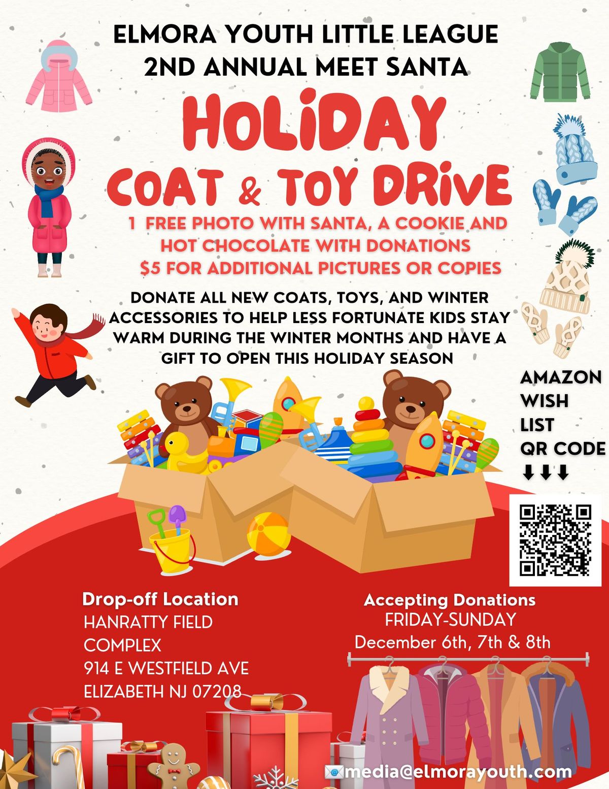 2nd Annual Meet Santa Holiday Coat & Toy Drive 