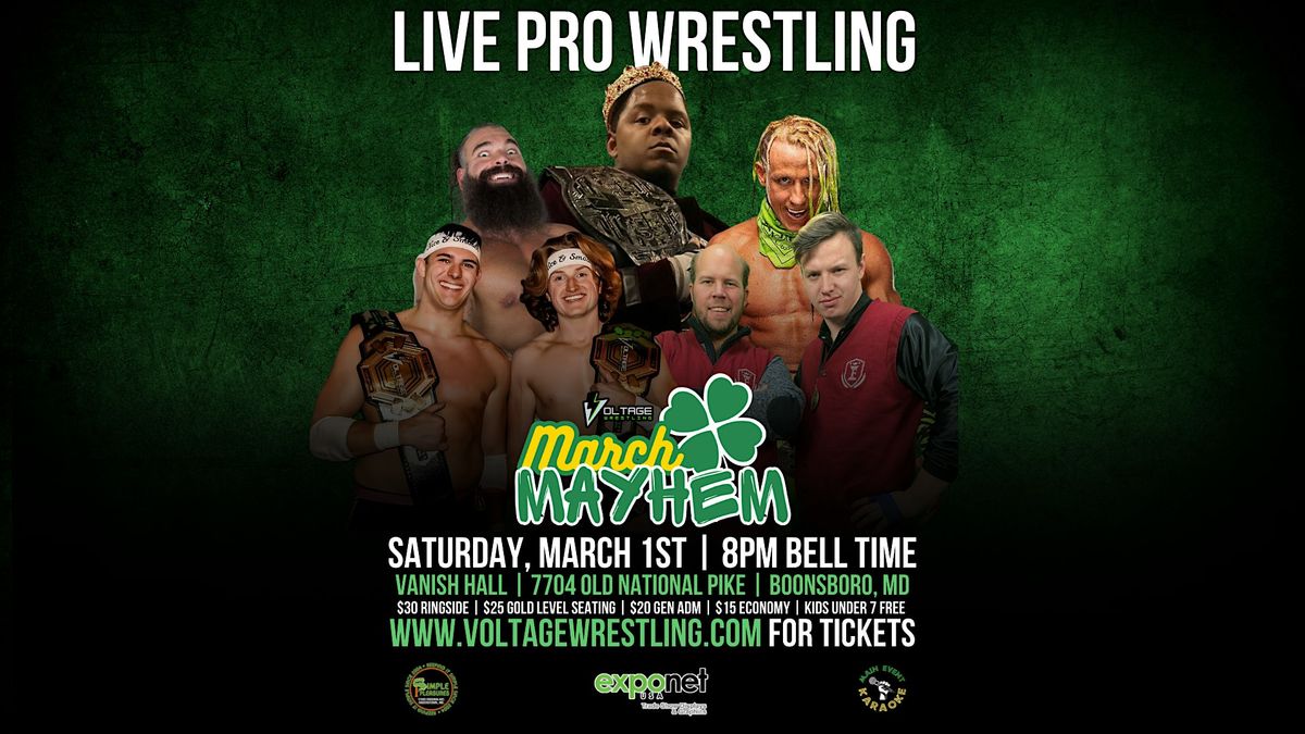 Voltage Wrestling: March Mayhem