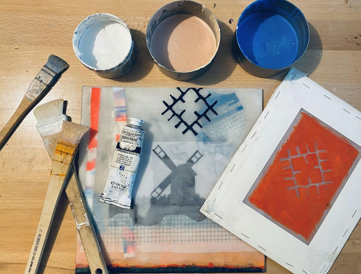 Encaustic and Screen Printing Workshop
