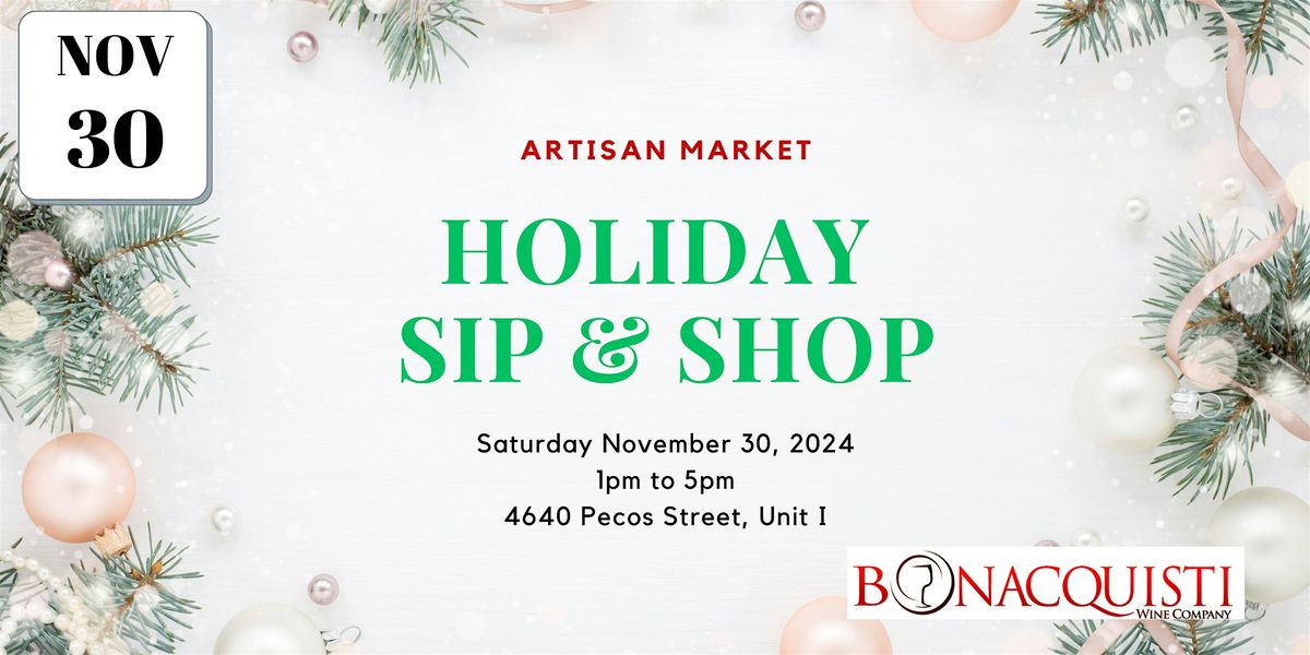 Sip and Shop Holiday Market